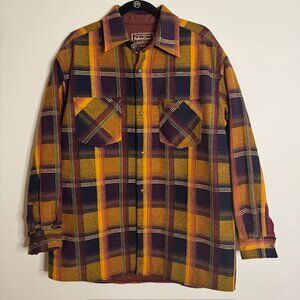 Vintage Marlboro Classics Wool Plaid Jacket Size Large